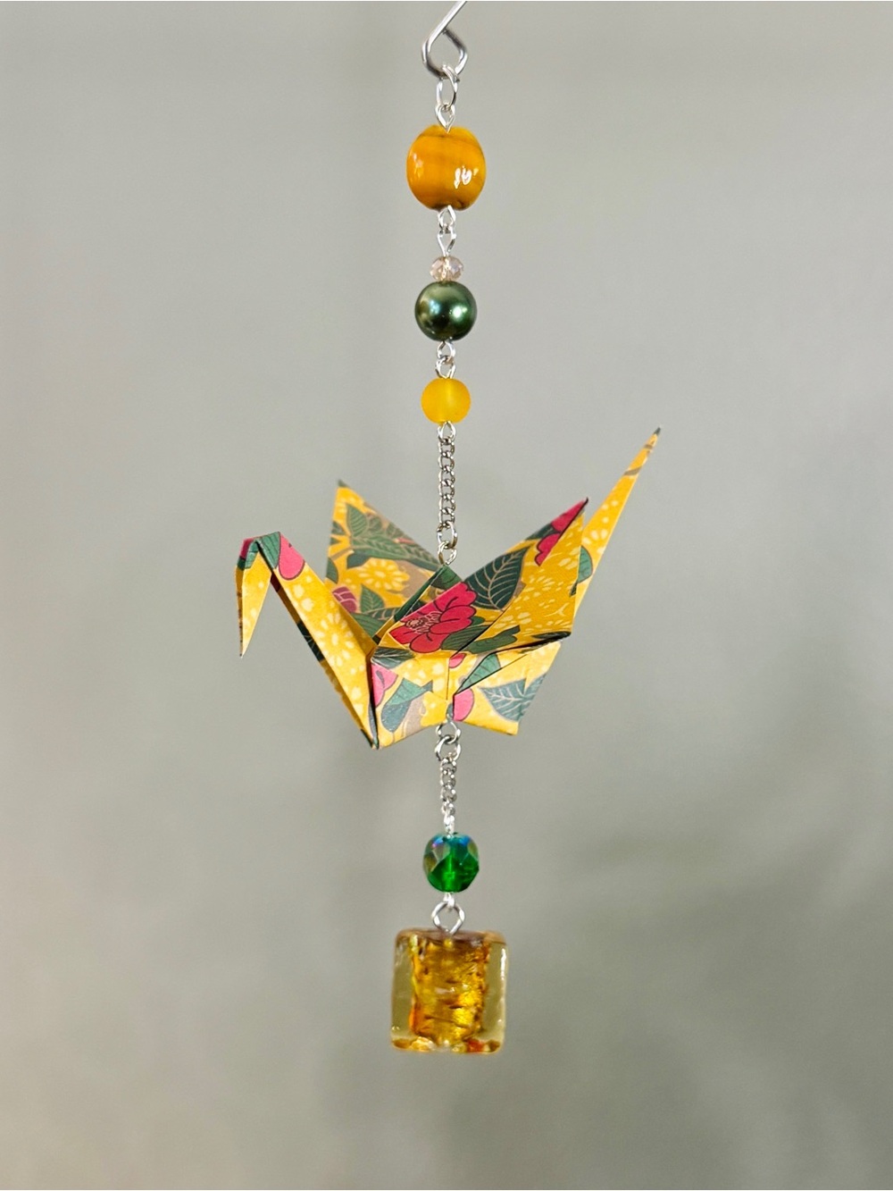 Origami Ornament #2570 - Medium Paper Crane